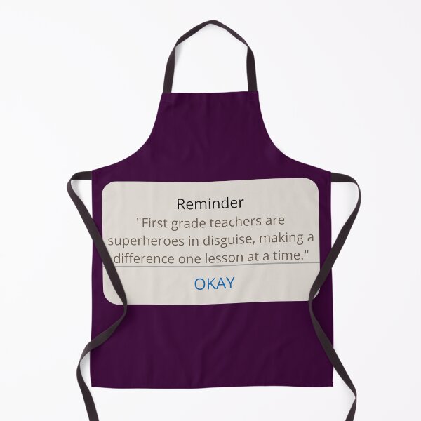 Item preview, First Grade Teacher Appreciation Quote designed and sold by superteachers.