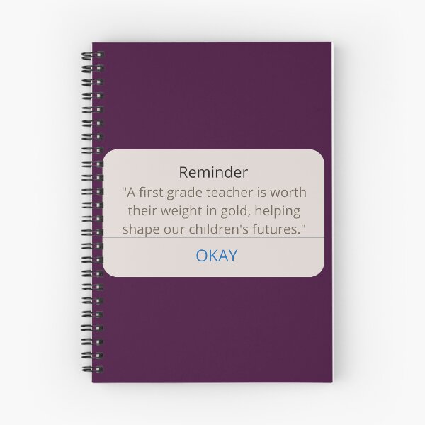 Item preview, First Grade Teacher Appreciation Quote designed and sold by superteachers.