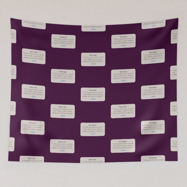 Item preview, First Grade Teacher Appreciation Quote designed and sold by superteachers.