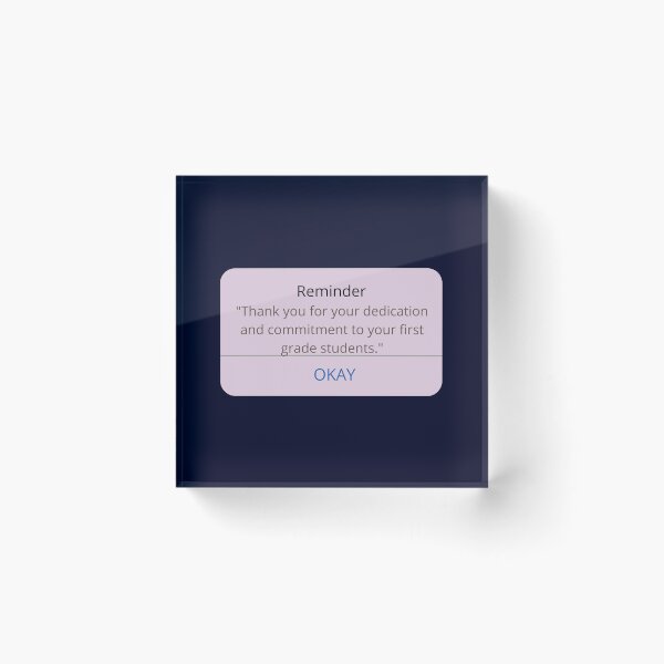 Item preview, First Grade Teacher Appreciation Quote designed and sold by superteachers.