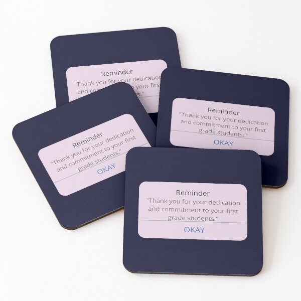 Item preview, First Grade Teacher Appreciation Quote designed and sold by superteachers.