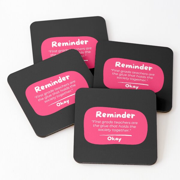 Item preview, First Grade Teacher Appreciation Quote designed and sold by superteachers.