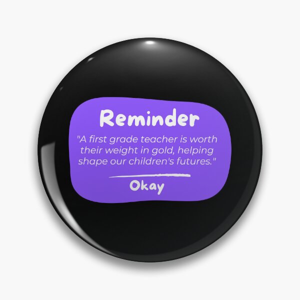 Item preview, First Grade Teacher Appreciation Quote designed and sold by superteachers.
