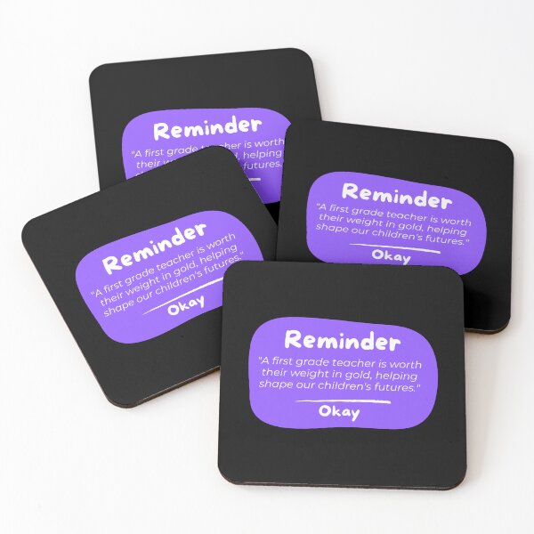 Item preview, First Grade Teacher Appreciation Quote designed and sold by superteachers.