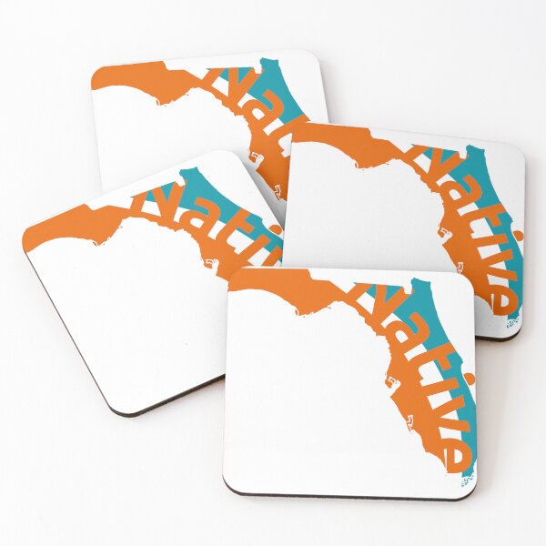 Item preview, Florida Native Orange and Aqua designed and sold by Eric Barber.