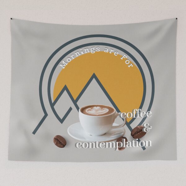 Item preview, Mornings Are for Coffee and Contemplation designed and sold by kestrada2906.