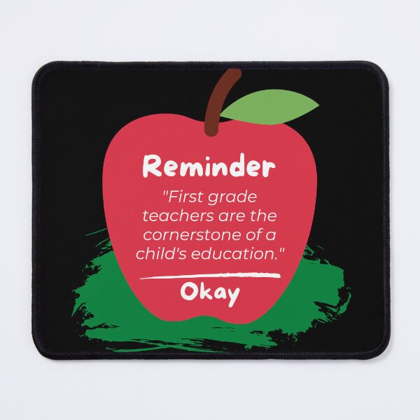 Item preview, First Grade Teacher Appreciation Quote designed and sold by superteachers.