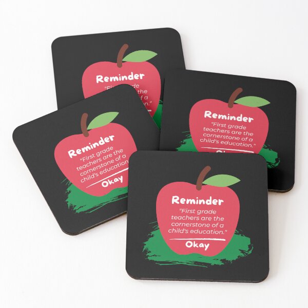 Item preview, First Grade Teacher Appreciation Quote designed and sold by superteachers.