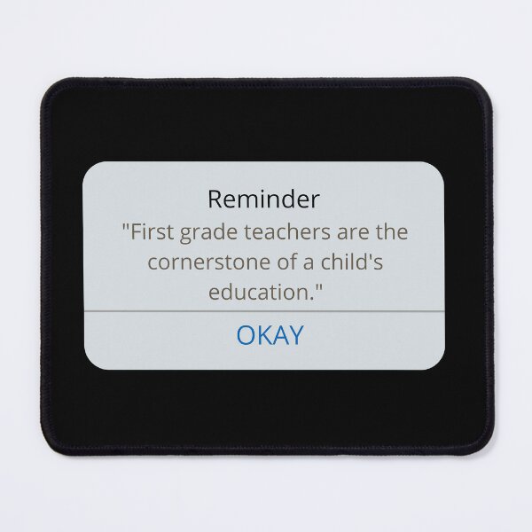 Item preview, First Grade Teacher Appreciation Quote designed and sold by superteachers.