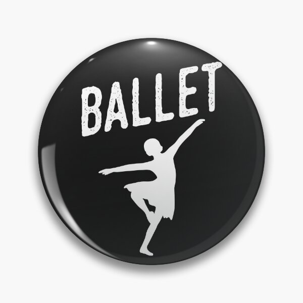 Item preview, Ballet silhouette white designed and sold by DanceDeck.