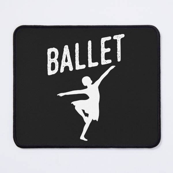 Item preview, Ballet silhouette white designed and sold by DanceDeck.