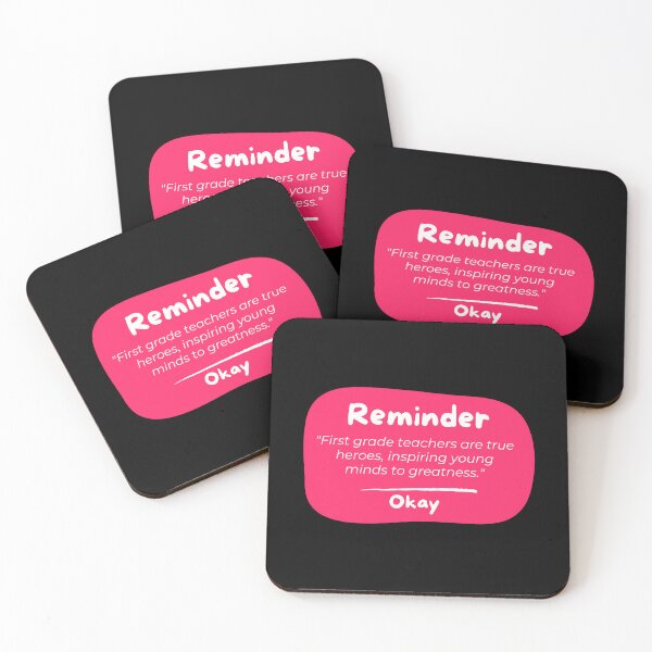 Item preview, First Grade Teacher Appreciation Quote designed and sold by superteachers.