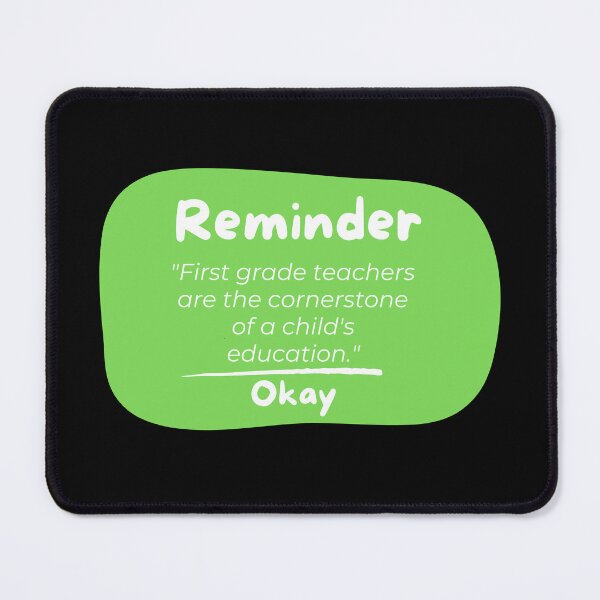 Item preview, First Grade Teacher Appreciation Quote designed and sold by superteachers.