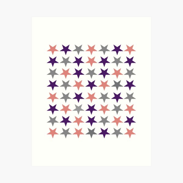 Stars Art Deco Art Print