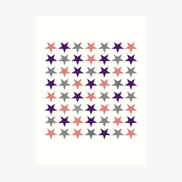 Stars Art Deco Art Print
