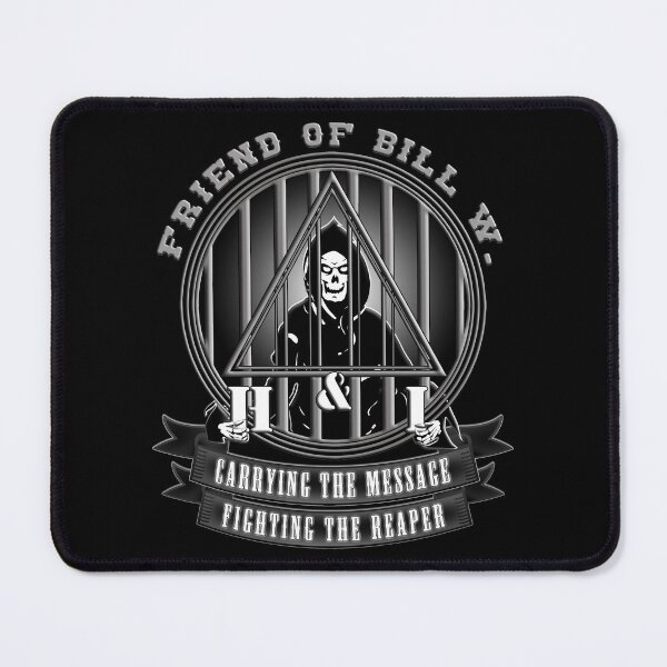 Item preview, AA Friend Of Bill - Fighting The Reaper designed and sold by NA-WEARS.
