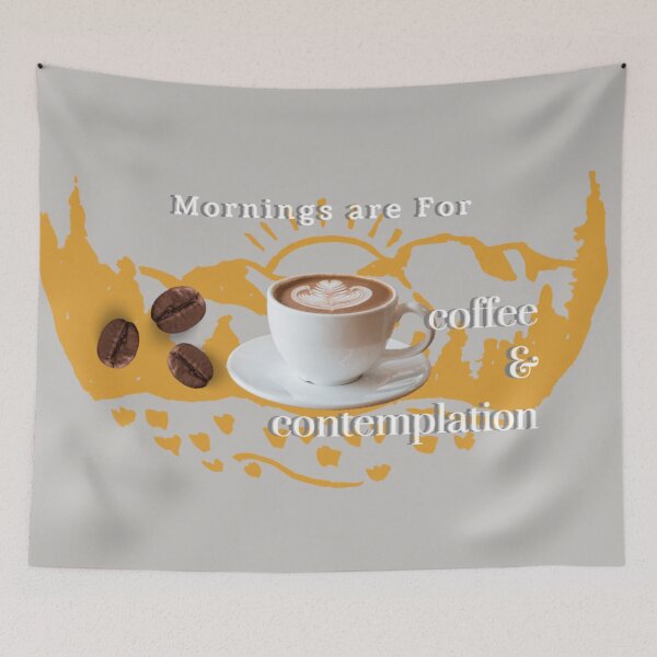 Item preview, Mornings Are for Coffee and Contemplation designed and sold by kestrada2906.
