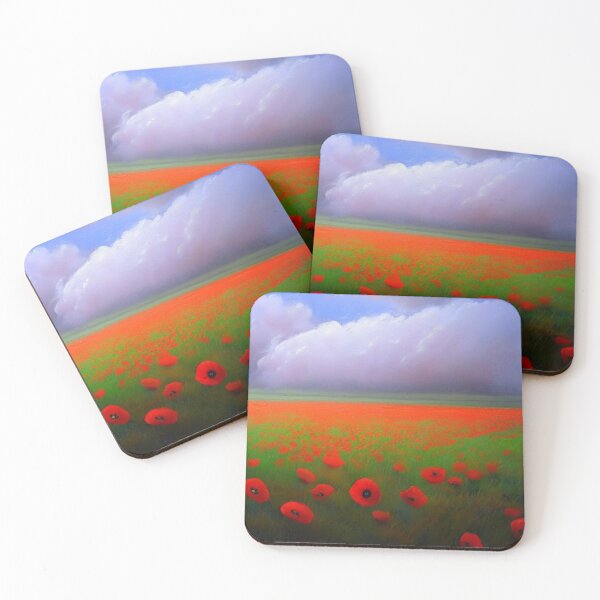 Item preview, Field of Poppie 2 - Throw Pillows and Prints.  designed and sold by ScatterHub.