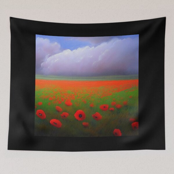 Item preview, Field of Poppie 2 - Throw Pillows and Prints.  designed and sold by ScatterHub.