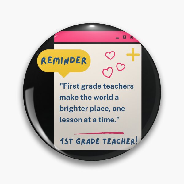 Item preview, First Grade Teacher Appreciation Quote designed and sold by superteachers.