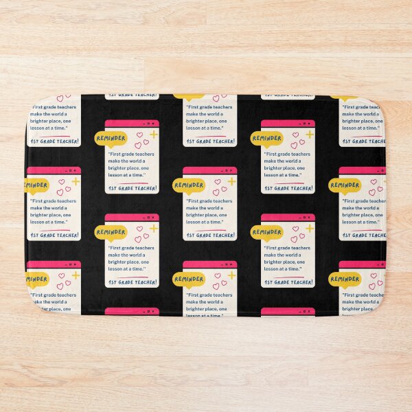 Item preview, First Grade Teacher Appreciation Quote designed and sold by superteachers.