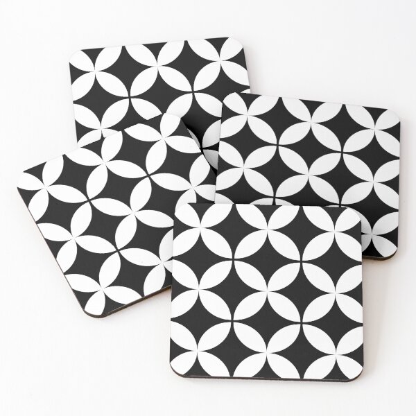 Item preview, Geometrical Pattern in Black and White designed and sold by GemsAnatomy.