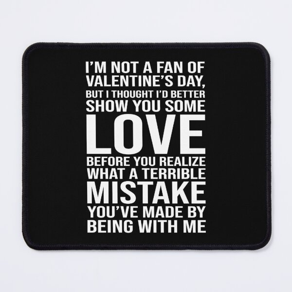 Item preview, Not A Fan of Valentine's Day designed and sold by PeachesMommy.