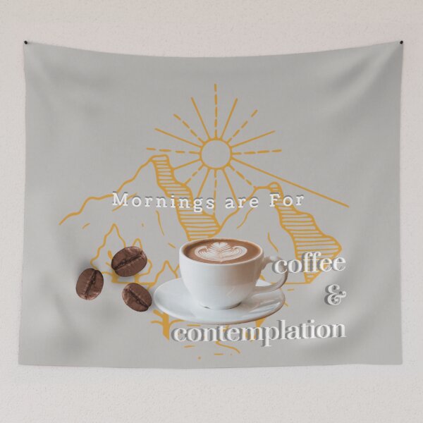 Item preview, Mornings Are for Coffee and Contemplation designed and sold by kestrada2906.
