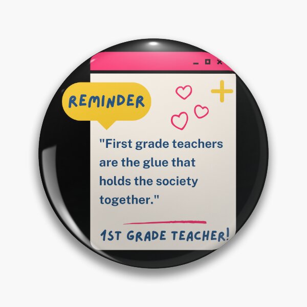Item preview, 1st Grade Teacher Appreciation Quote designed and sold by superteachers.