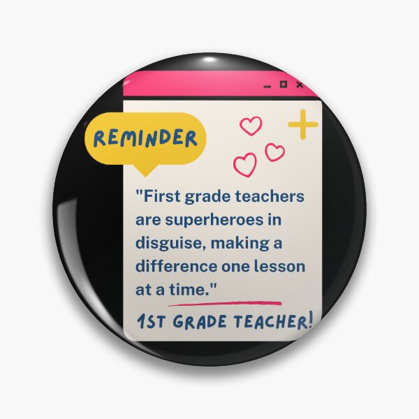 Item preview, 1st Grade Teacher Appreciation Quote designed and sold by superteachers.