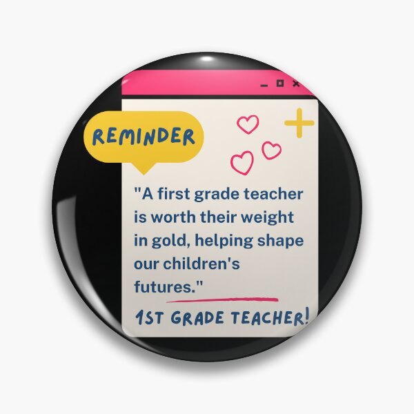 Item preview, 1st Grade Teacher Appreciation Quote designed and sold by superteachers.