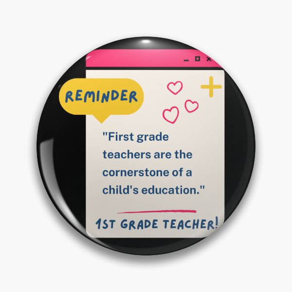 Item preview, 1st Grade Teacher Appreciation Quote designed and sold by superteachers.
