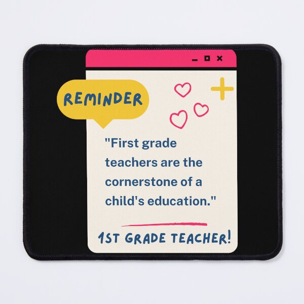 Item preview, 1st Grade Teacher Appreciation Quote designed and sold by superteachers.