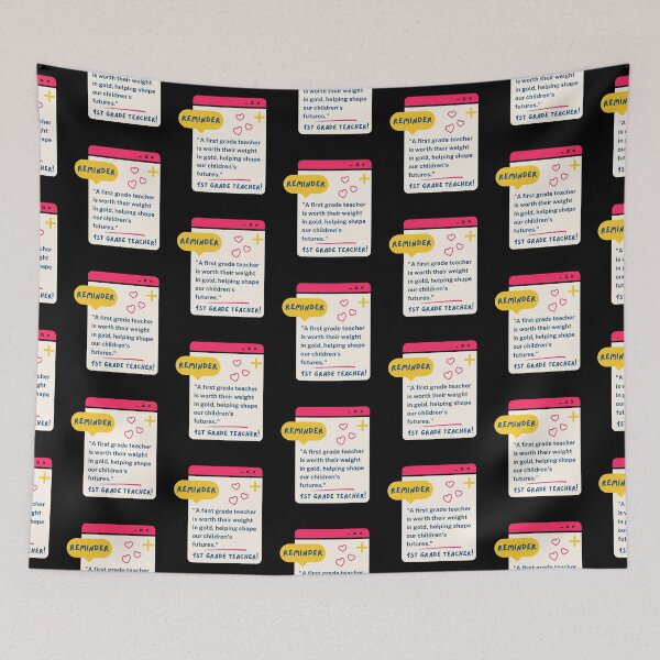 Item preview, 1st Grade Teacher Appreciation Quote designed and sold by superteachers.