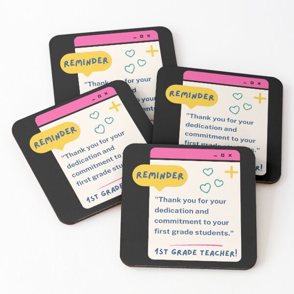 Item preview, 1st Grade Teacher Appreciation Quote designed and sold by superteachers.