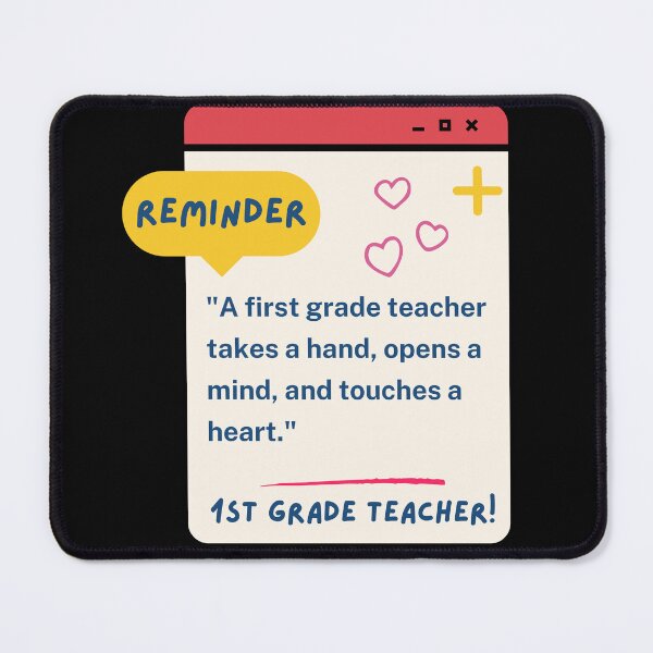 Item preview, 1st Grade Teacher Appreciation Quote designed and sold by superteachers.