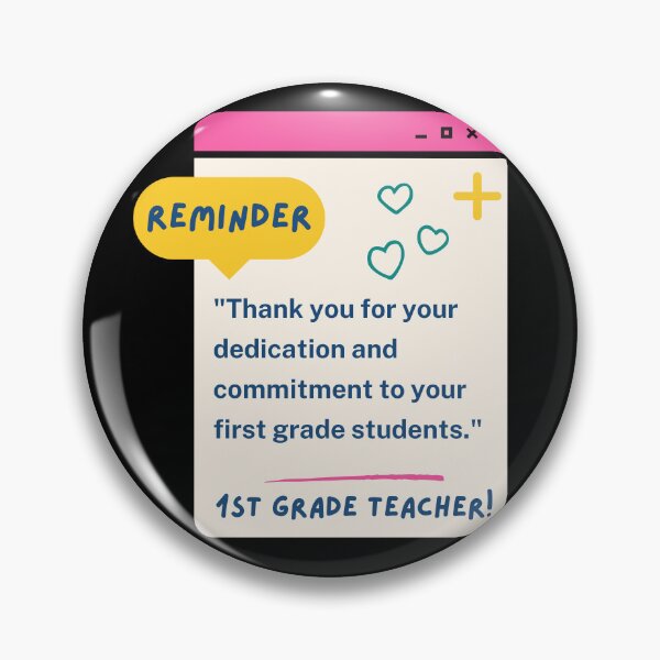 Item preview, 1st Grade Teacher Appreciation Quote designed and sold by superteachers.
