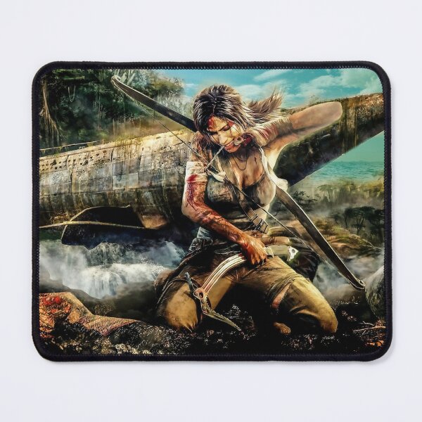 Tomb Raider Mouse Pad, Gaming Mouse Pad Lara Croft, Tappetino Mouse Grande  XXL 