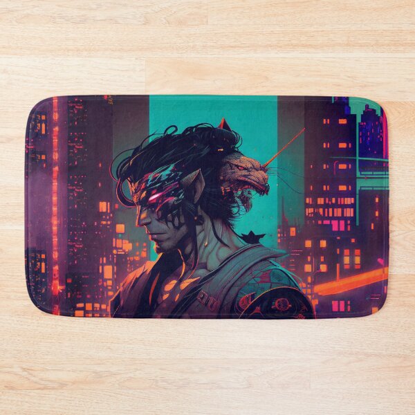 Item preview, Cyber Samurai: A Neon Tale of Vengeance designed and sold by MoonlitMuse.