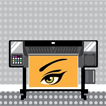 Artwork thumbnail, Large Format printer by vectorworks51