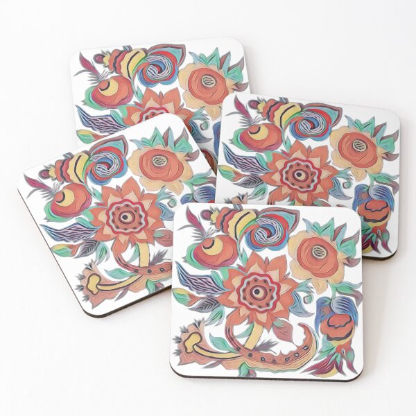 Item preview, Colorful flower designed and sold by Gogodzy.