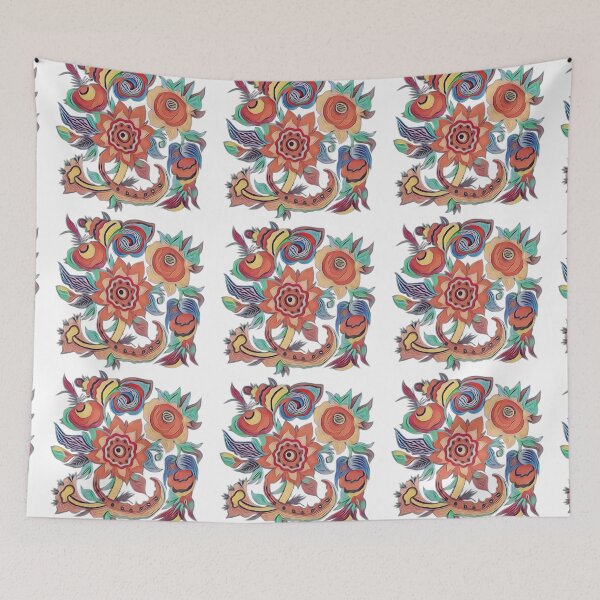 Item preview, Colorful flower designed and sold by Gogodzy.