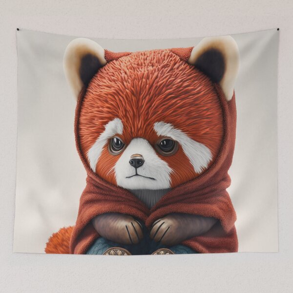 Item preview, Cute Red Panda Adventurer V1 designed and sold by GummywormDesign.
