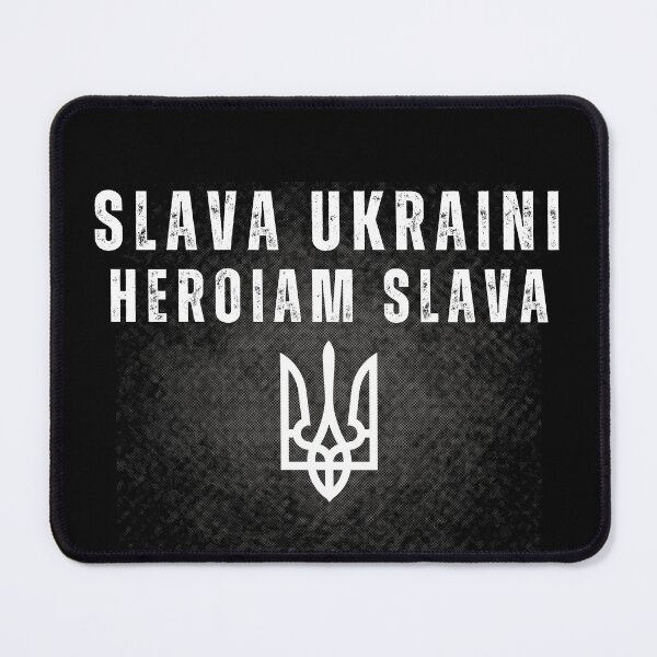 Item preview, Slava Ukraini Heroiam Slava Grunge Text Political Design designed and sold by EarthArtDesigns.