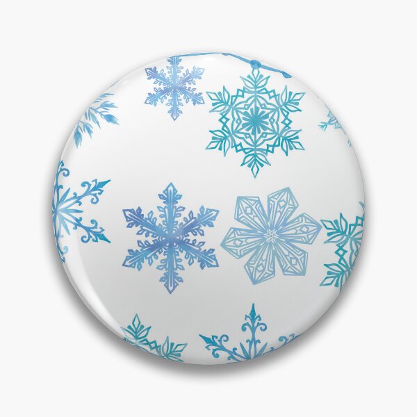 Item preview, Watercolor blue Snowflakes designed and sold by ORIGENcreate.