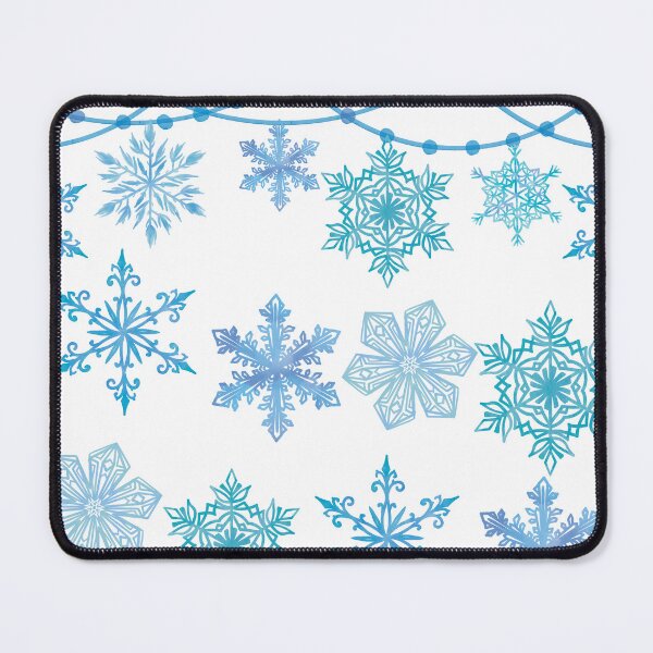 Item preview, Watercolor blue Snowflakes designed and sold by ORIGENcreate.