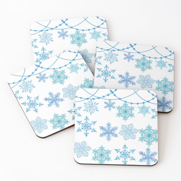 Item preview, Watercolor blue Snowflakes designed and sold by ORIGENcreate.