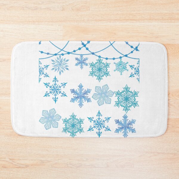 Item preview, Watercolor blue Snowflakes designed and sold by ORIGENcreate.