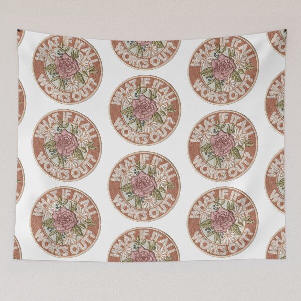 Item preview, What If All Works Out Sticker designed and sold by designolo.