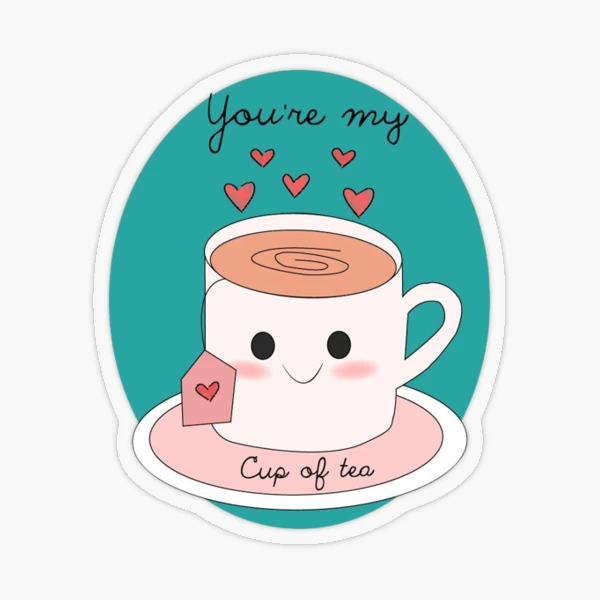 Anime Teacup Sticker for Sale by agirlnamedyuki